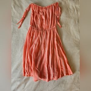 Exsist, Mini dress, peach, size Med